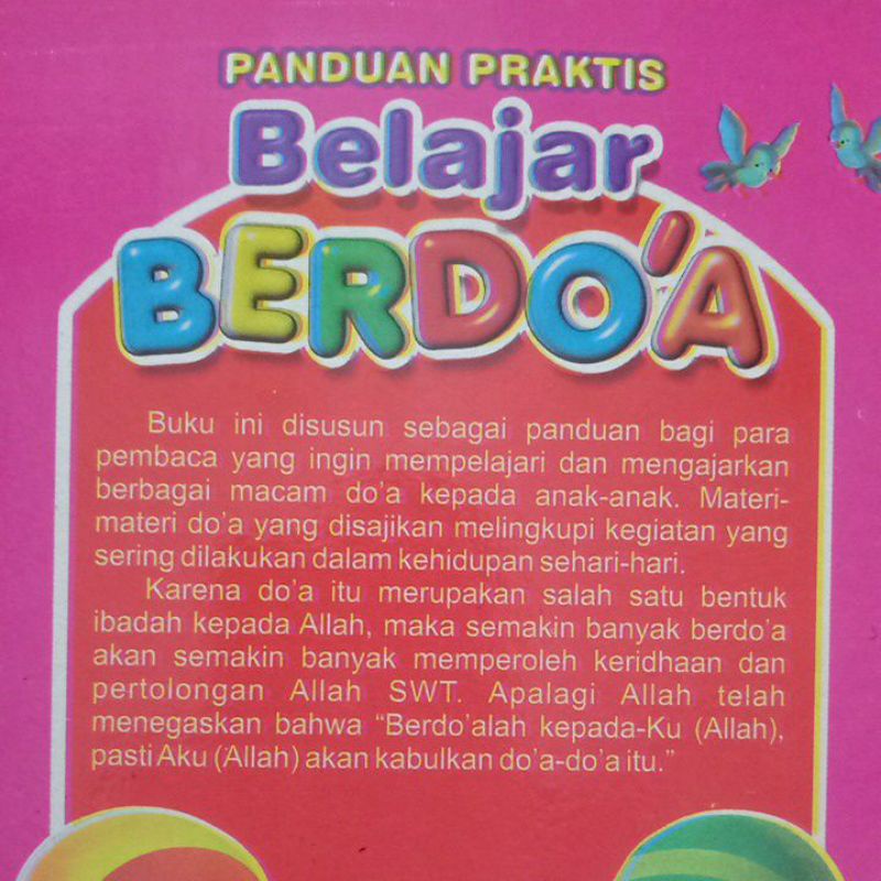 Buku Panduan Praktis Belajar Berdoa Untuk Anak Muslim