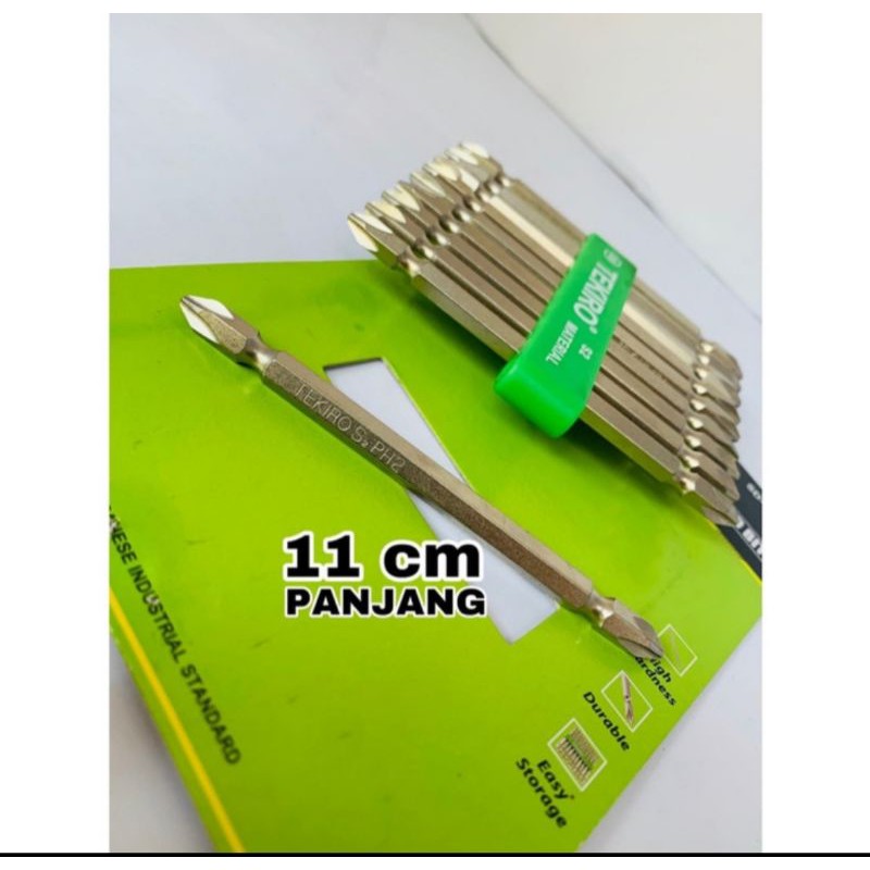 TEKIRO MATA OBENG ANGIN PANJANG untuk BOR LISTRIK Mata BorBeton Besi