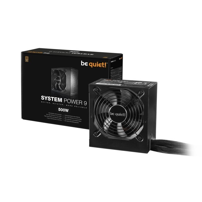 Be Quiet System Power 9 500W 80Plus Bronze PSU -500 Watt W U9 BeQuiet