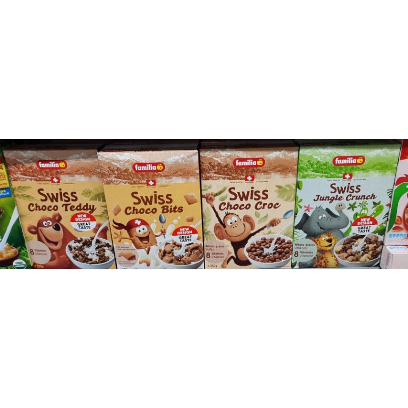 

familia sereal swiss choco swiss jungle 250gr