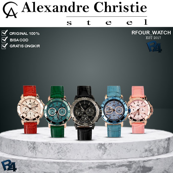 JAM TANGAN WANITA ALEXANDRE CHRISTIE ORIGINAL ALEXANDER CHRISTIE WANITA JAM ALEXANDER CRISTIE 9205 W