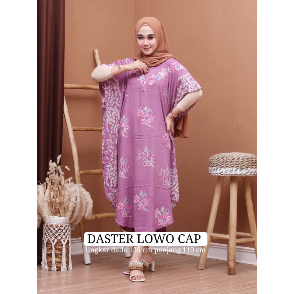 LONGDRESS JUMBO LOWO BATIK CAP /  DRESS KAFTAN / KAFTAN DRESS / DASTER DAILY / LONGDRESS  KAFTAN