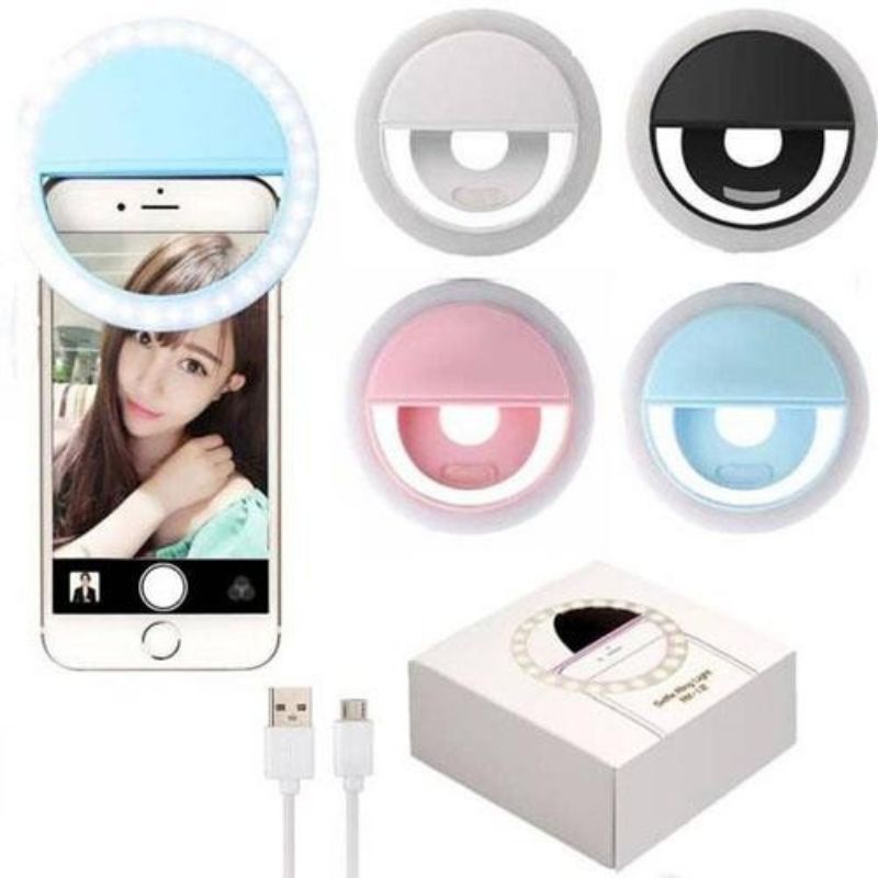 Selfie Ring Light Lampu LED Ring Light Mini Lampu Selfie