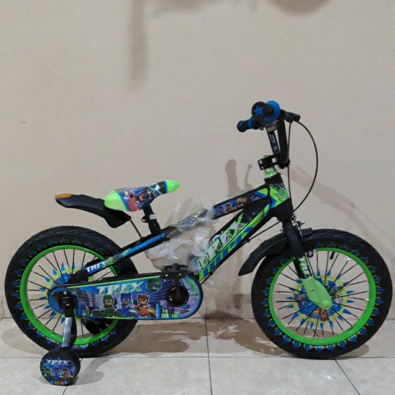 Sepeda BMX 16 TREX PJ MASK Sepeda ban 3.0