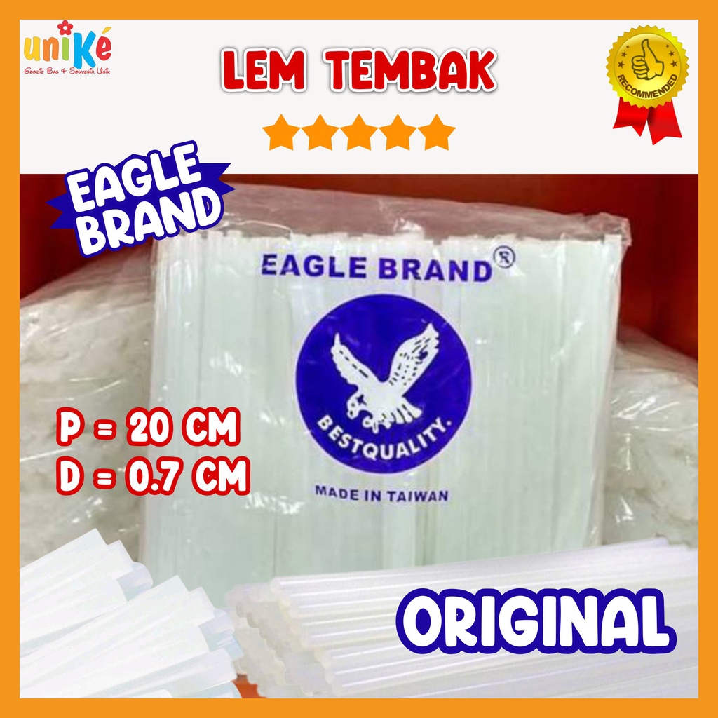 

Isi Refill Glue Gun Lem Tembak EAGLE BRAND Bakar Kecil Lem Lilin 20 cm x 7 mm
