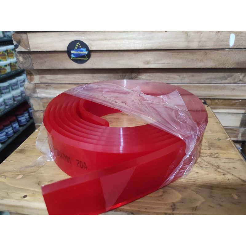 

Karet Rakel Merah Lancip 7mm 70A | harga per cm