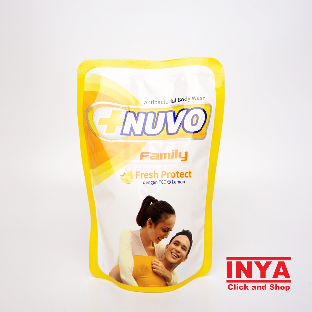 NUVO FAMILY FRESH PROTECT ANTIBACTERIAL BODY WASH 250ml REFILL - Sabun Cair