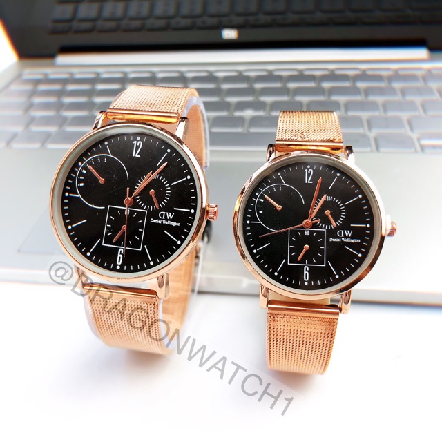 ［Ready Stock］Jam tangan rantai pasir couple Menenun kepadatan tinggi tali pasir  S1108