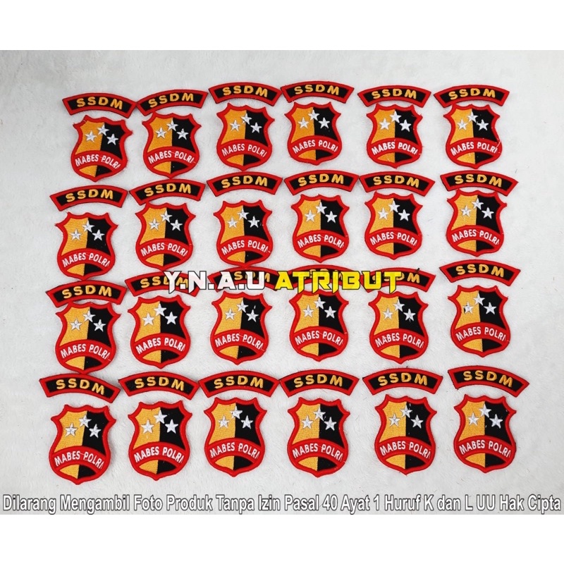 ATRIBUT PDL POLRI/ PDL BORDIR MABES POLRI SSDM