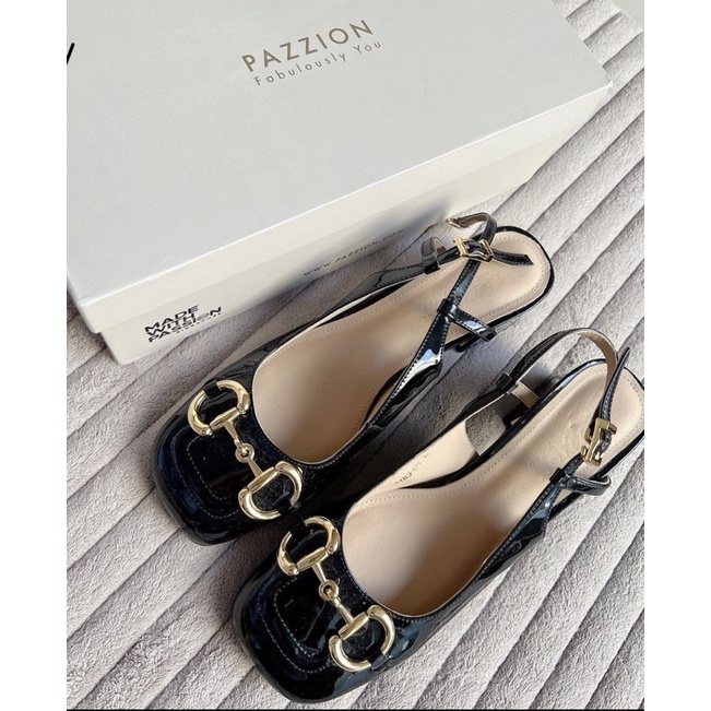 Termurah Preloved Pazzion Shoes Horsebit Size 37 - Black