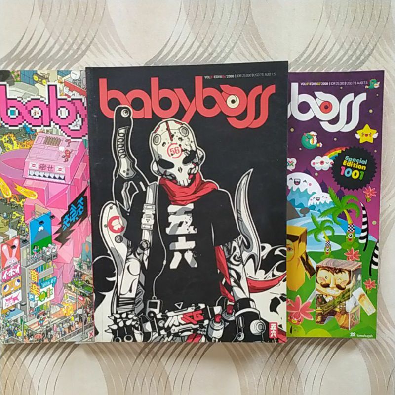 Majalah BABYBOSS // majalah desain & gambar // campur // bekas