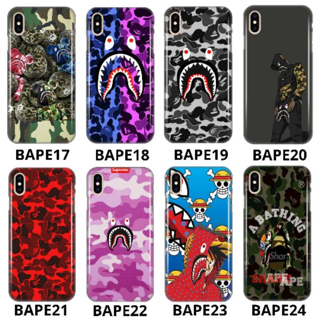 PREMIUM CUSTOM CASE 3D BAPE SHARK HUAWEI NOVA 5i PRO/NOVA 5T PRO/NOVA 6 SE GLASS CASE