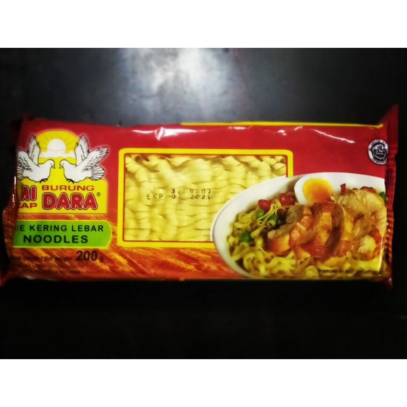 

MI BURUNG DARA MI KERING LEBAR 200GR