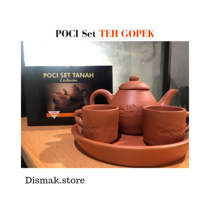 POCI SET tanah gerabah TEH GOPEK