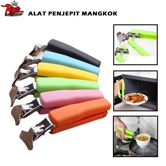 Penjepit Panci Mangkok Piring Pegangan Anti Panas Dish Clamp Capit Hot