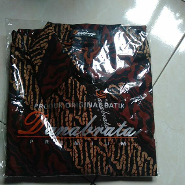 Batik Lengan Panjang Batik Danabrata Kemeja Batik Motif Seno Parang Size M L Xl Xxl Model Regular