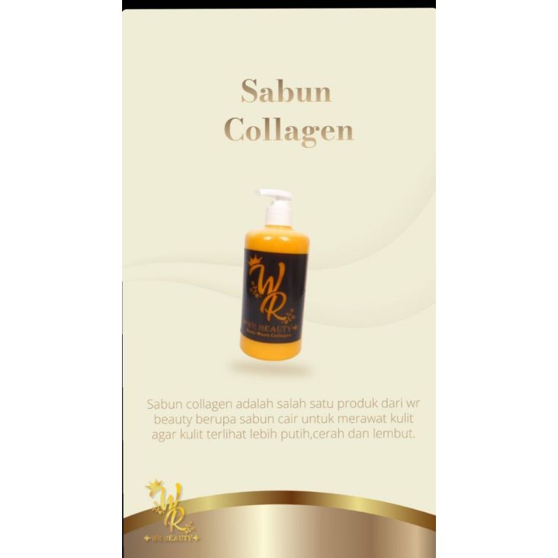 Sabun Collagen by Wr Beauty / Body Wash Collagen / Sabun Pemutih