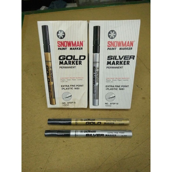 

Spidol Cat Kecil / Snowman Paint Marker Extra Fine Point