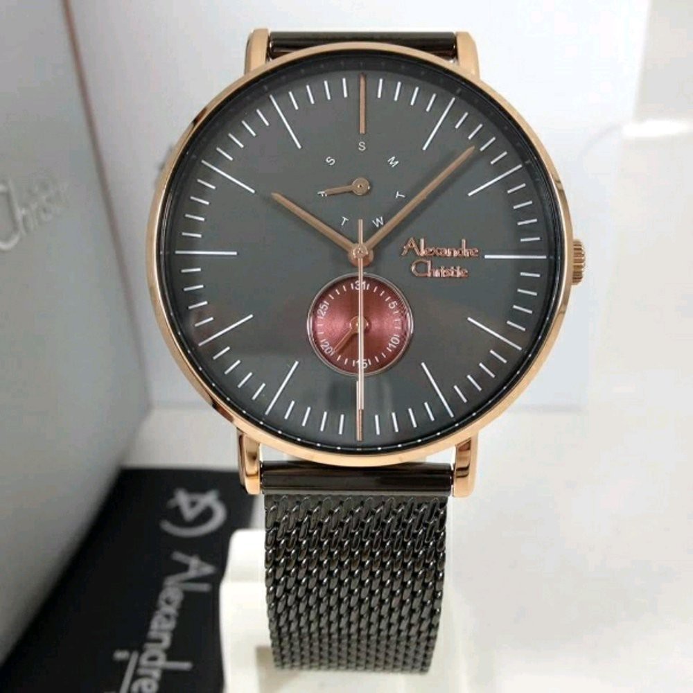Jam Tangan Pria Alexandre Christie AC 6499 cowok 40mm xxemk Original