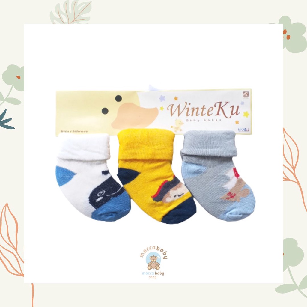 MBSS BISA PILIH MOTIF!!! WINTEKU Kaos Kaki Anak Bayi Non-slip Kaus Kaki Katun / Baby Socks P7