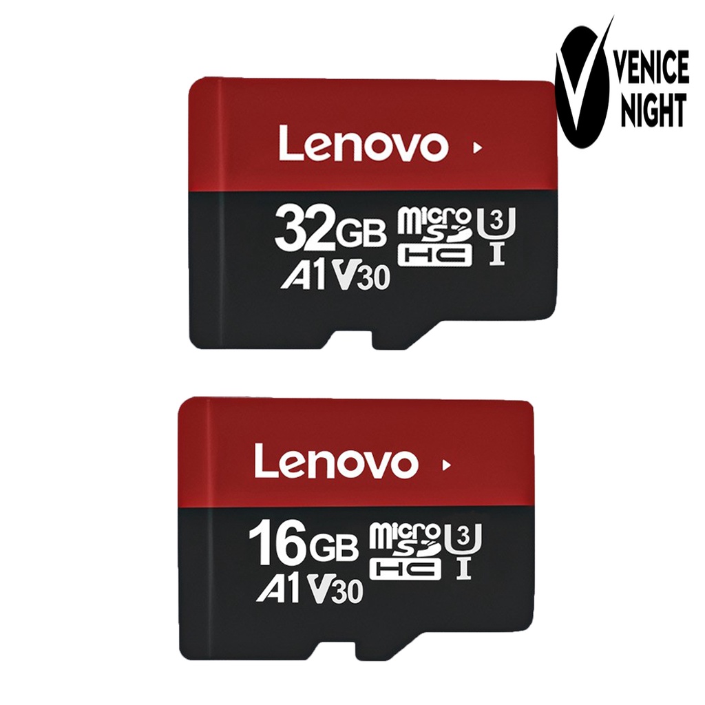 (SC) Lenovo 16GB 32GB 64GB Memory Card U3 High Speed Portable SD Card TF Flash Penyimpanan