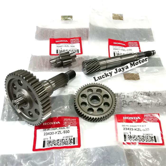 Girbok Gir Gardan SET Gear Box Rasio CVT Honda Beat Fi Scoopy Fi Vario 110 FI ORI AHM