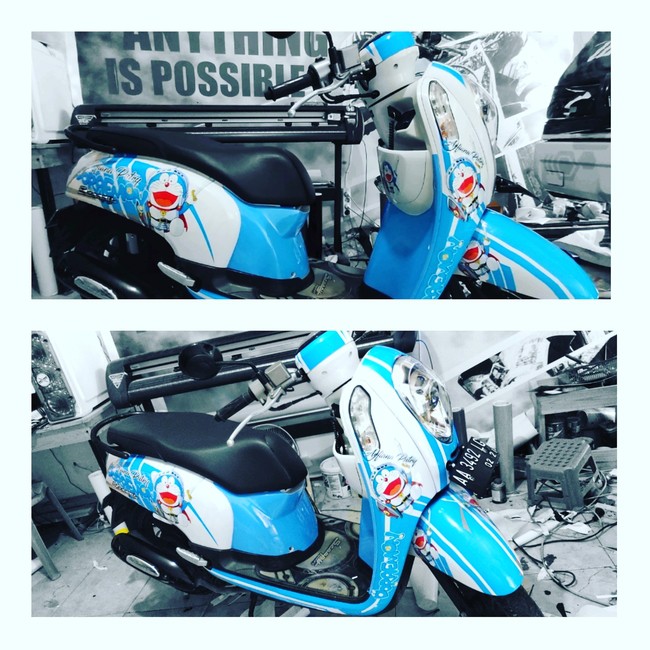 DECAL SCOOPY DORAEMON