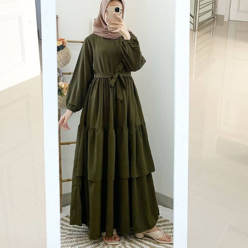 Gamis Ceruty Babydoll Malaysia Zapin Busui ya kakak