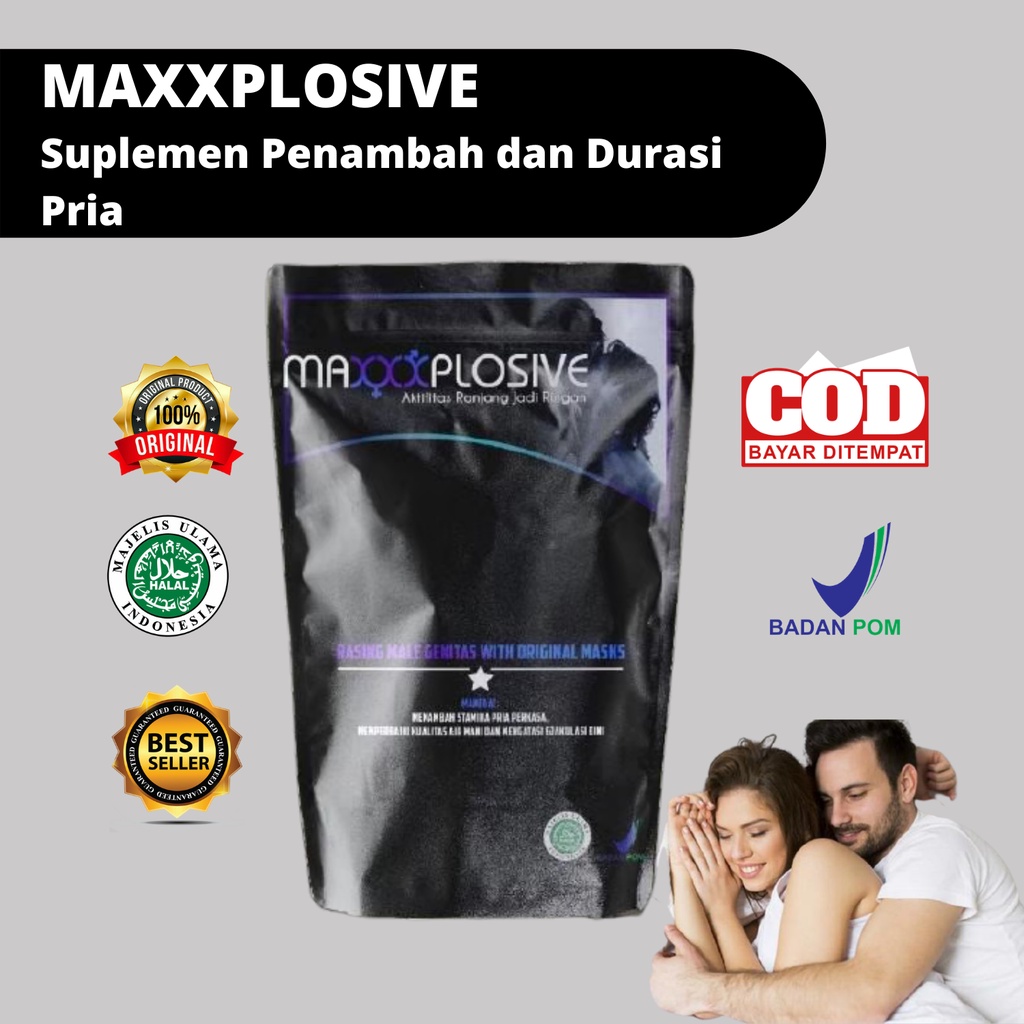 [COD] MAXXPLOSIVE – Suplemen Lelaki Sejati | Obat Kuat Pria Tahan Lama | Obat Kuat Lelaki