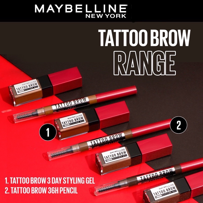 MAYBELLINE TATTOO BROW 3 DAY STYLING GEL