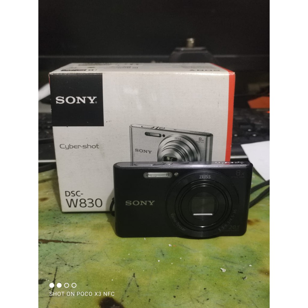 Kamera Sony DSC W830 Cyber Shot (Bonus Memory Card, Camera Bag, OTG) Second Mulus ORIGINAL