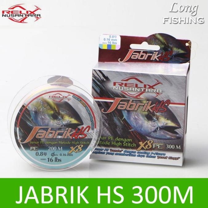 ALAT PANCING SENAR PANCING PE RELIX NUSANTARA JABRIK HS X8 300 METER TERBAIK