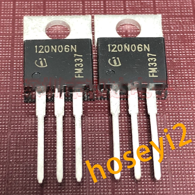 2pcs Tabung Efek MOS Field 120N06N IPP120N06NG TO-220 60V 75A