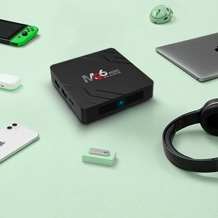 Lebih hemat-- Android Tv Box Ram 2G+16G Rom New STB 5G WIFI Dan Bluetooth Android 10.0 M96mini Smart