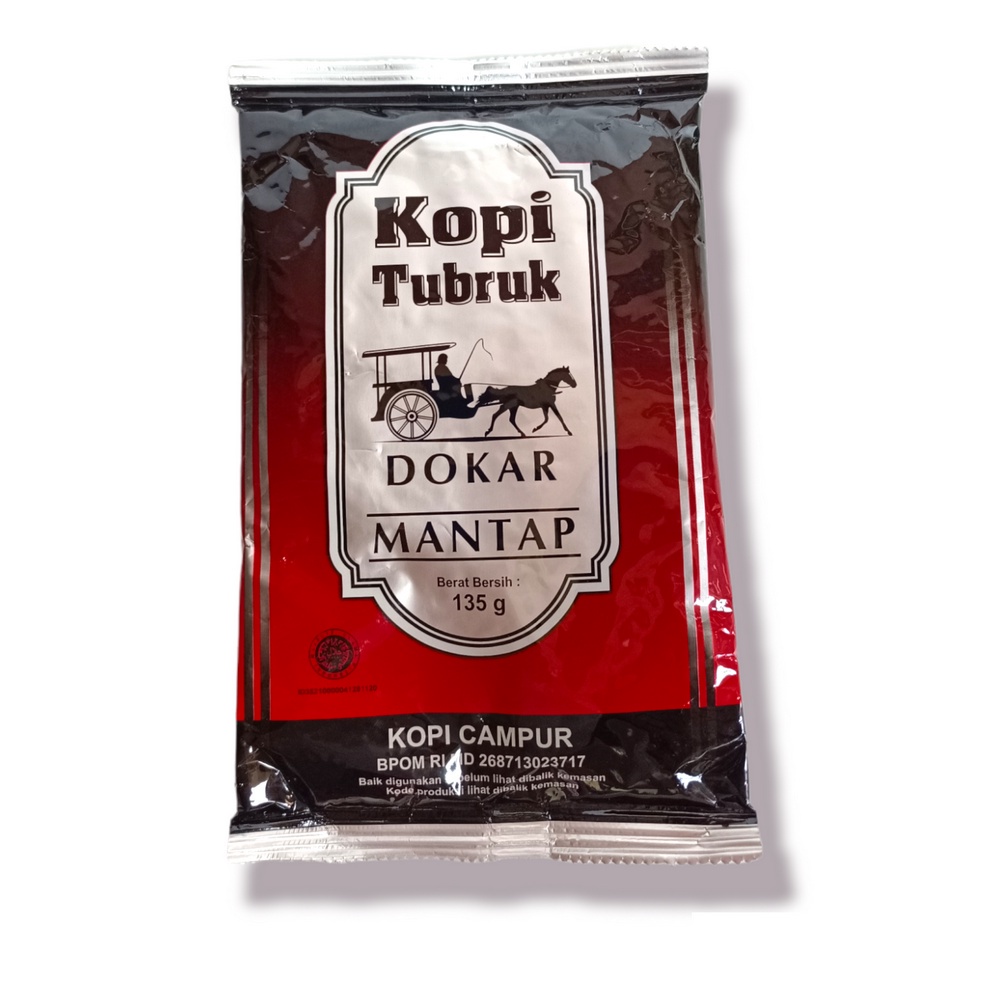 

[READYSHOP] Kopi Tubruk Bubuk Java Robusta Campur Cap DOKAR Mantap Kopi hitam bisa untuk 20x seduh