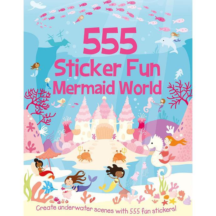 

555 STICKER FUN : 555 MERMAID WORLD BI820