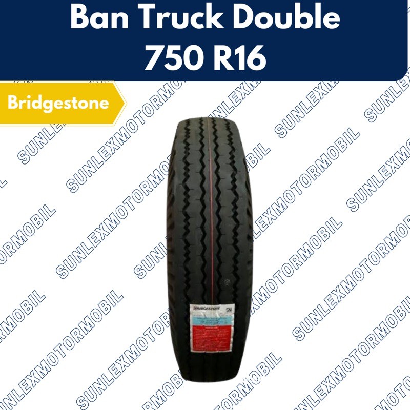 BAN LUAR TRUCK 750 R16 750-16 BRIDGESTONE BS TRUK DOUBLE DBL DOBEL