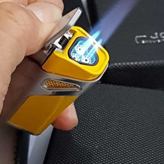 Promo Korek Api Cerutu Cigar Lighter JOBON ZB 981 Triple Jet Flame