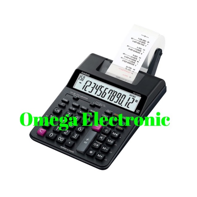 Casio Printing Calculator HR-100RC - Kalkulator Kasir Printer Struk HR 100 RC Kalkulator Kasir