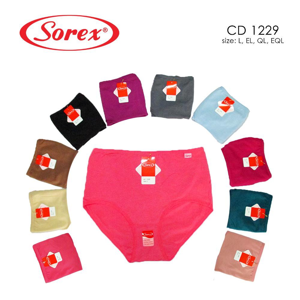 SOREX | CD Celana Dalam Wanita / Celana dalam wanita  Size Jumbo L-XXXL Soft and Comfort 1229