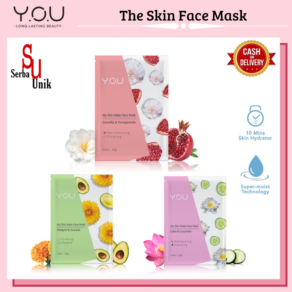 Kosmetik You Masker Wajah / My Skin Matte Face Mask / Purifying Bubble Sheet Mask