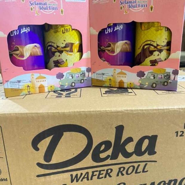 

Deka Wafer Roll Hampers Parcel Lebaran Kaleng 2 X 125Gr Sale!!!R30F