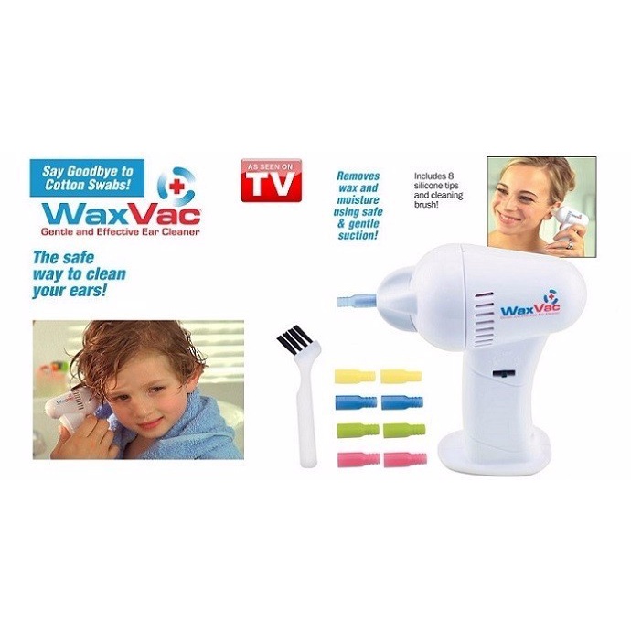 WAXVAC / WAX VAC / Pembersih Kotoran Telinga / Pembersih Telinga / Alat Pembersih Telinga / Ear Wax Ceaner