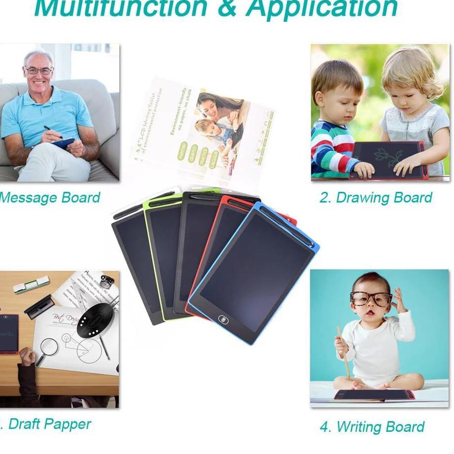

Top Seller Writing tablet / LCD writing pad / Drawing pad / Papan tulis LCD 8.5 inch Mainan Anak Edukasi ,