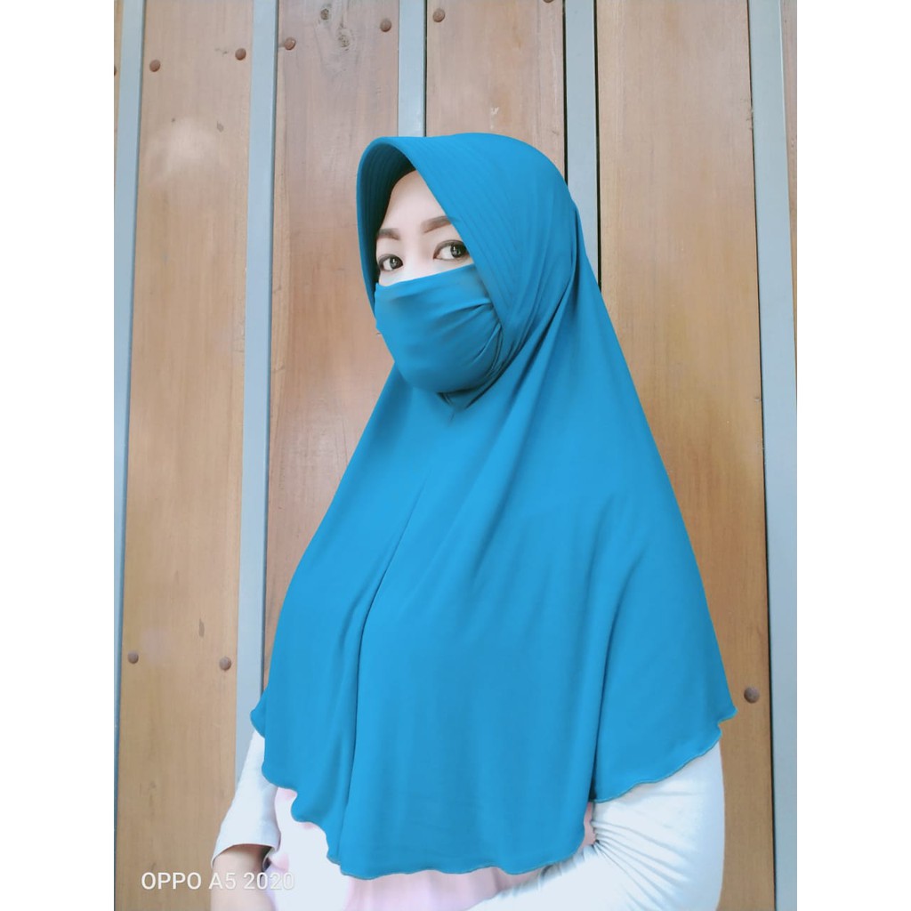 hijab instan masker pet / Hijab cadar / hijab instan niqob