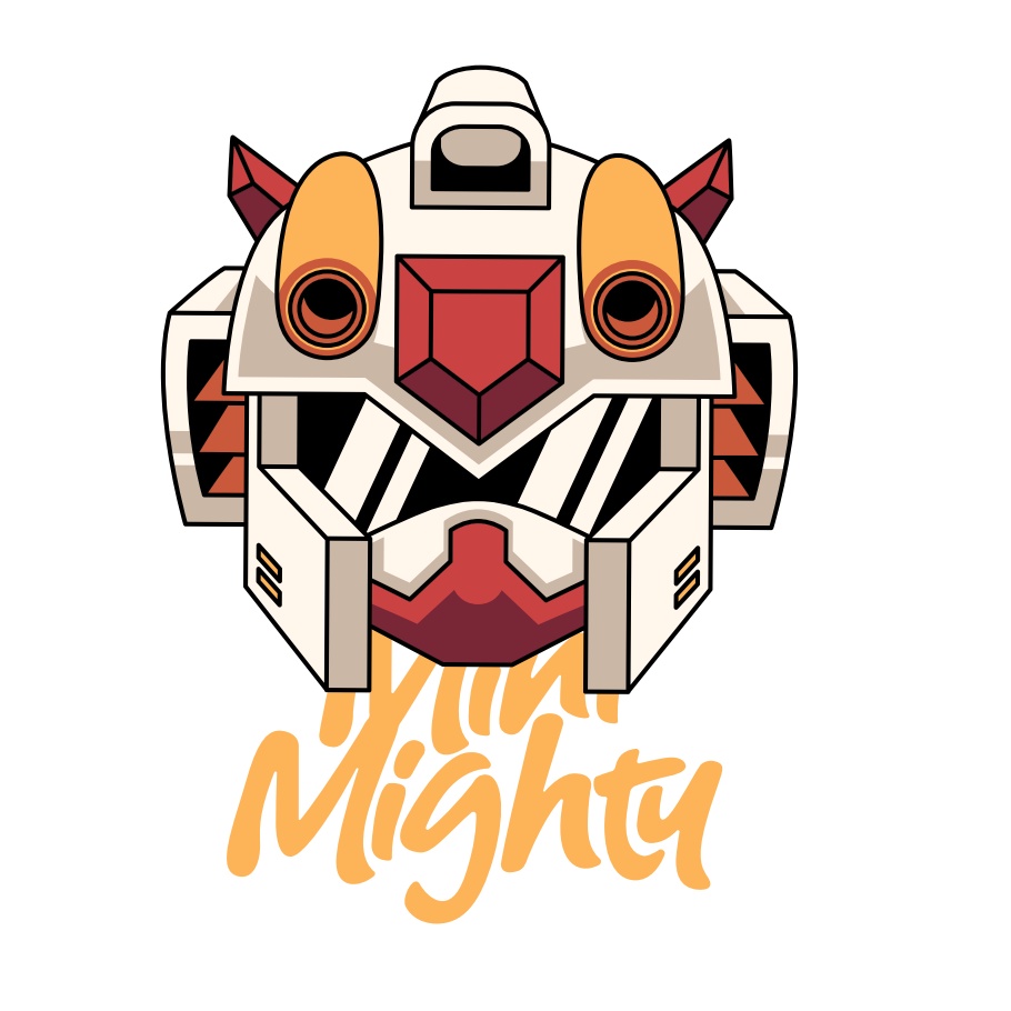 Chrome Sticker Mecha Squad Black