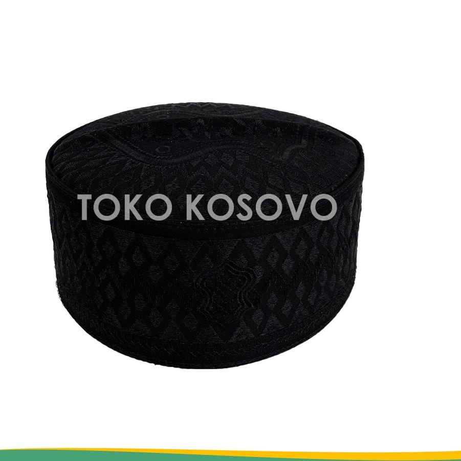 リ Peci Kopiah Haji Assagofah Terompah ADZ DZIKRO Dewasa Anak Kopeah Putih Polos / Hitam / Asagofah /