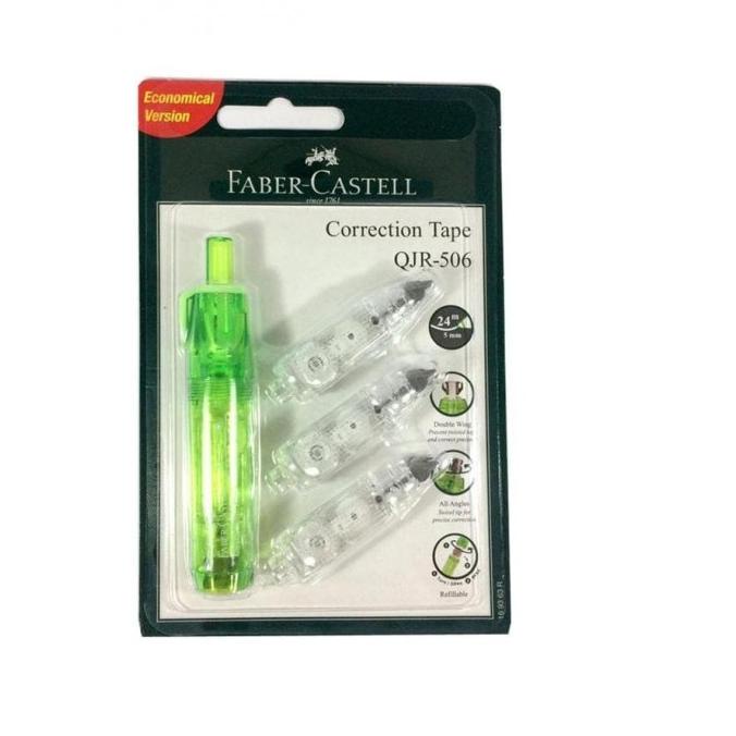 

Produk Terbaik] Correction Tape QJR 506 + 3 Refill Faber-Castell 169351R