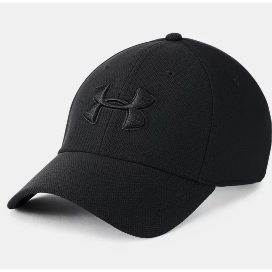 Topi UNDER ARMOUR UA Blitzing 3.0 Cap ALL BLACK Hat Original 100%