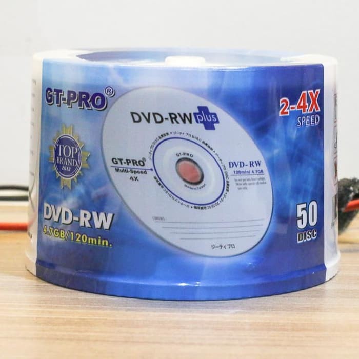 CD COMPACT/CD KOSONG/DVD-RW PLUS GT-PRO ISI 50 PCS PER CONE